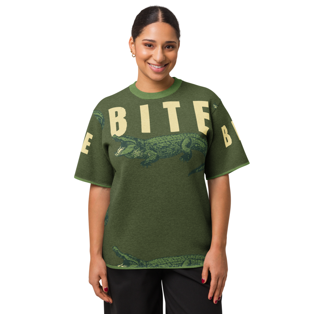 LUVRON – Gestricktes T-Shirt Crocodile