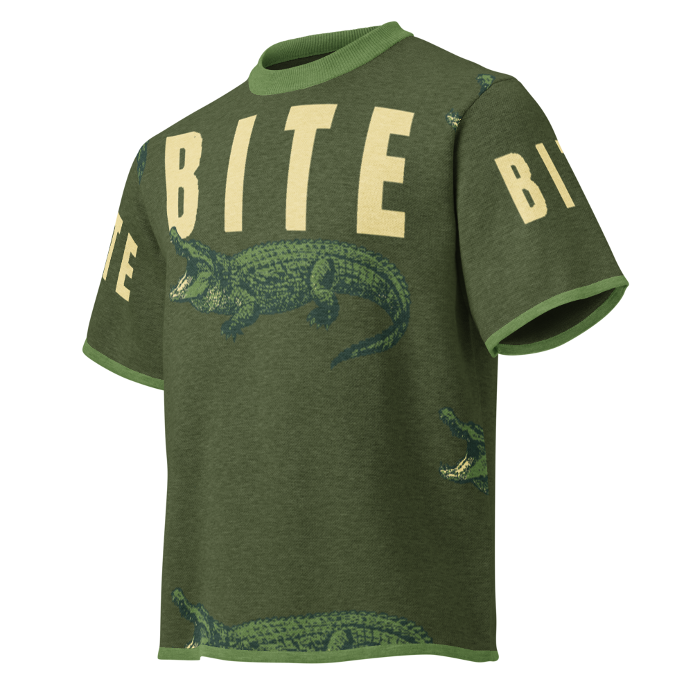 LUVRON – Gestricktes T-Shirt Crocodile